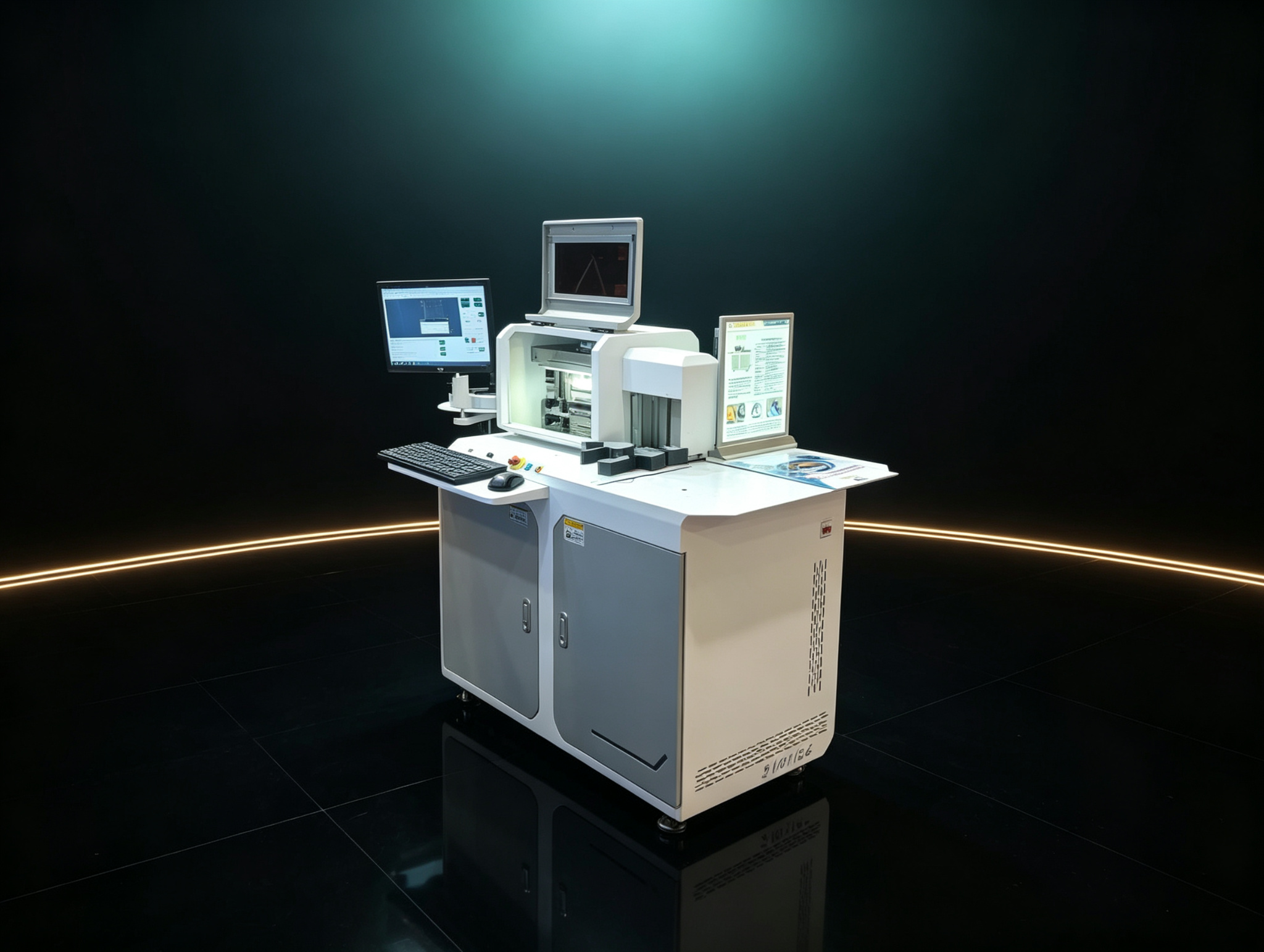 Fully automatic letter bending machine